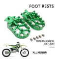 CNC Motorcycle Accessories Foot Pegs Pedals Rests For KAWASAKI KX125 KX250 KX 125 250 1997 1998 1999 2000 2001 Motocross. 