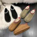 Feslishoet Winter Woman Slippers Plush Interior Anti Slip Sole Thick Bottom Embroider Fashion Warm Slippers Use Indoor Outdoor.
