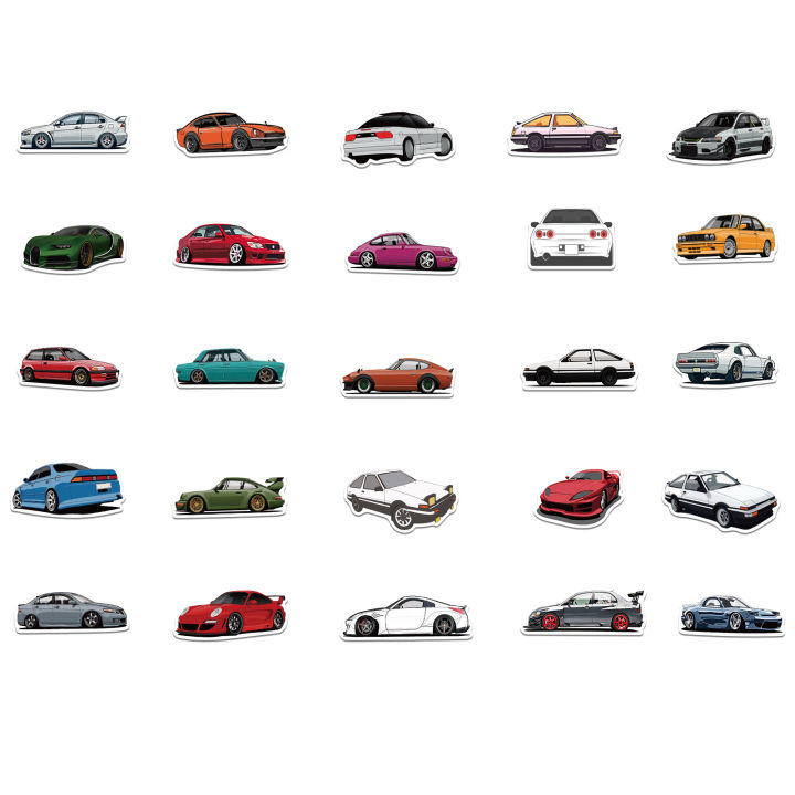 50PCS%20Retrofit%20Racing%20Car%20Graffiti%20Stickers%20Laptop%20Guitar%20Luggage%20Bike%20Skateboard%20Waterproof%20Sticker%20Decal%20Kid%20Toy%20-%20Image%205