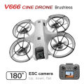 V666 8K HD Dual Camera Drone with Display Remote | Optical Flow Positioning | Foldable RC Quadcopter. 