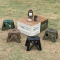 Portable Folding Chair High Load Bearing Durable Foldable Small Stool for Indoor/Outdoor Use, Camping, Hiking, Fishing, BBQ. 