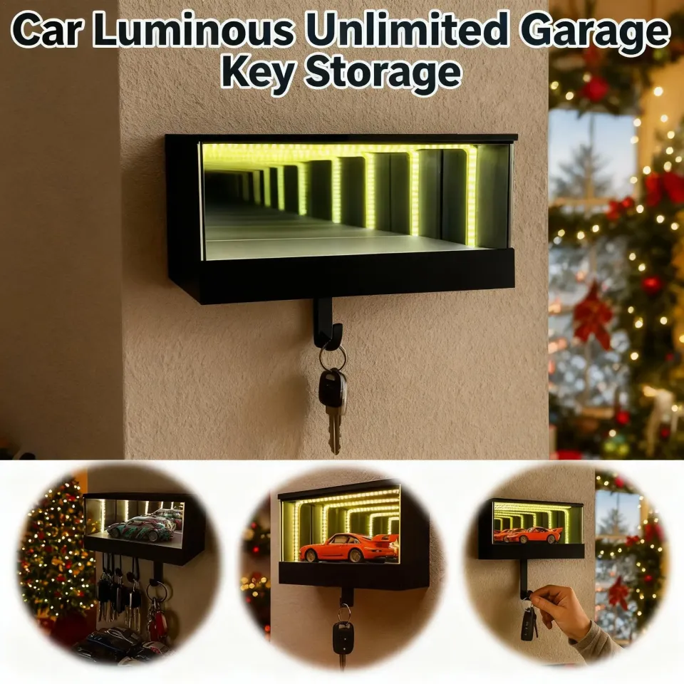 Looking for a unique Valentine's Day gift for him ?❤️ This Infinity Car Garage Key Holder is more than just a holder - it's a symbol of love, style, and everyday usefulness