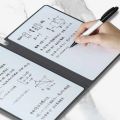 1 Pcs Reusable Whiteboard Notebook Set With Whiteboard Pen Erasing Cloth Leather Memo Pad Weekly Planner Portable Stylish Office.