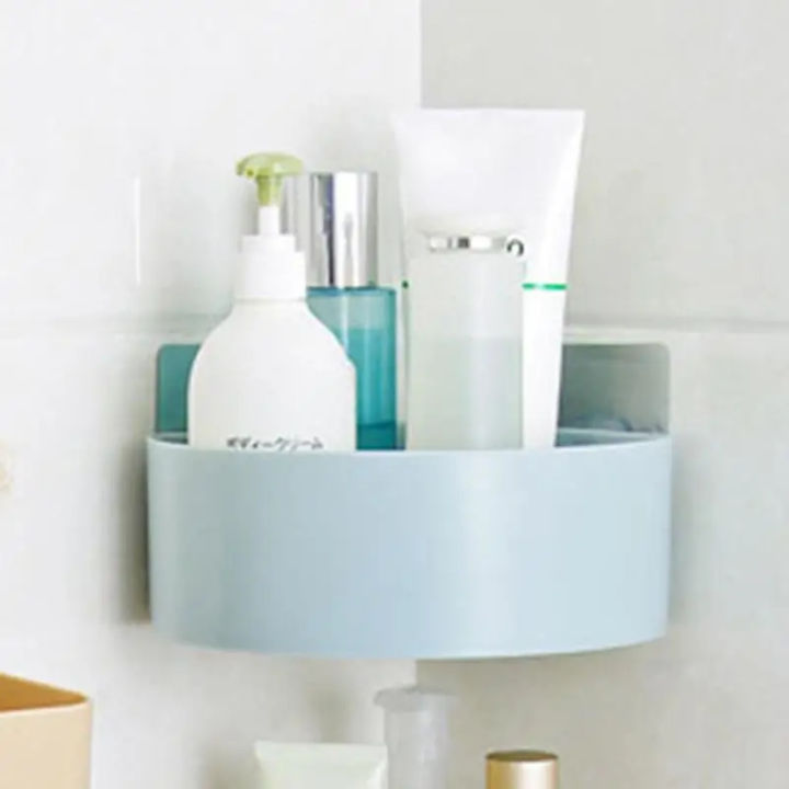 Triangle%20Corner%20Storage%20Shelf%20Self%20Adhesive%201pc%20Plastic%20Bathroom%20Kitchen%20Corner%20Organizer%20Wall%20Mounted%20Storage%20Rack%20-%20Image%202
