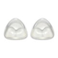 Invisible Bikini Self-Adhesive Thickened Inserts Waterproof Bra Cute Strapless Triangle Silicone Breast Pads Lift Push-Up. 