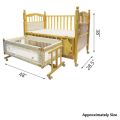 Baby wooden cot plus bed. 