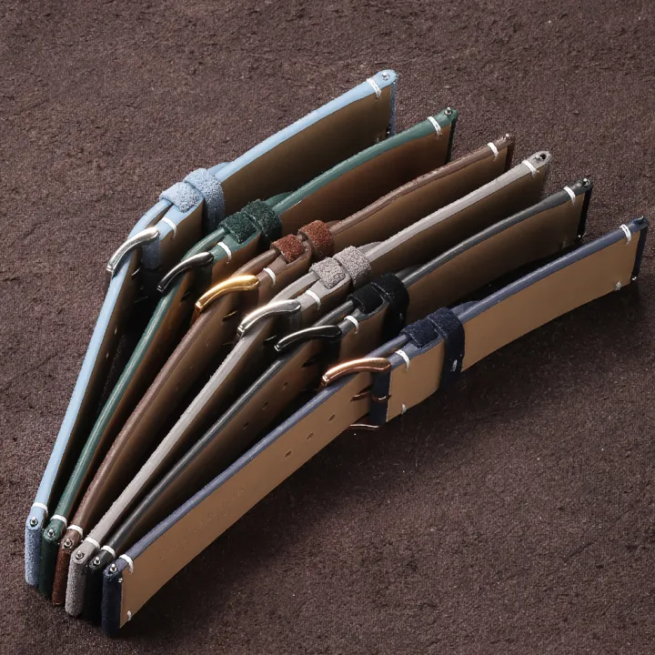 20mm%2022mm%20Quick%20Release%20Watch%20Band%20Genuine%20Suede%20Leather%20Watch%20Strap%20Vintage%20Brown%20Grey%20Watchbands%20Wristband%20Men%20Accessories%20-%20Image%205