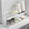 Double-layer Cup Rack with Drain Tray Rack for Kitchen Table Top Glass Cups, Tea Cups, Coffee Cups and Water Cups Organizer Shel. 