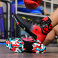 Men Boxing Shoes Outdoor Training Sneakers Sports Fighting Original Wrestling Shoes Women Professional High Ankle Boxing Boots. 