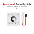 DC5-24V WS2811 Running Water Flowing LED Light Strip Controller Panel Reflux Pixel 3Key Touch Panel Wireless Switch Controler. 