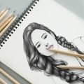 100Pcs/lot  HB Pencil Natural Hexagon Wooden Pencils Children Painting Drawing Sketch Writing Student Stationery Kid Supplies. 