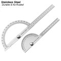 Angle Meter Measure Protractor Ruler Metal Finder 180 Degree Guage Goniometer Stainless Steel Woodworking Wood Measurement Tool. 
