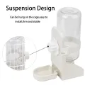 500ML Pet Parrots Birds Drinker Water Feeder Bowl For Pigeon Rabbit Cat Small Pets Cat Dog Cage Hanging Water Dispenser. 