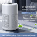 TINSOL Mini Air Purifier HEPA Filter uses negative ion technology to eliminate formaldehyde odors, smoke, and dust particles.