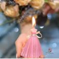customized  packing barbie doll dress scented candle. 👗 s. 