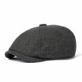 Newsboy Hat Men Beret Peaked Hat Wool Celebrity Caps Vintage Peaky Blinders Berets Flat Caps Autumn Peaked Cap Men Street Hats. 