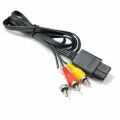 Audio Video Cable 1.8M For Nintendo 64 AV Cable to RCA Super Nintend GameCube N64 SNES Game Cube Accessory. 