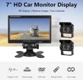 TFT LCD 7" Color HD Screen Monitor for Car CCTV Reverse Rear View Backup Camera Headrest Monitor Night Vision. 