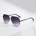 European And American Retro Style Double Beam Toad Mirror Men and Women Metal Sunglasses. 