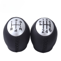5/6 Speed PU Leather Handball Manual Shift Lever Head Accessories Suitable for Renault Megaane Car Shift Lever. 