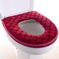 1pc Autumn and Winter Long Plush Toilet Seat Cushion Household Thick Toilet Seat Cushion Washable Toilet Seat Gasket.