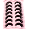 New 3D Mink Lashes Cat Eyelashes Fluffy Wispy Volume Lashes Natural Feathery Effect Lightweight Flexible Band Fake Lashes.