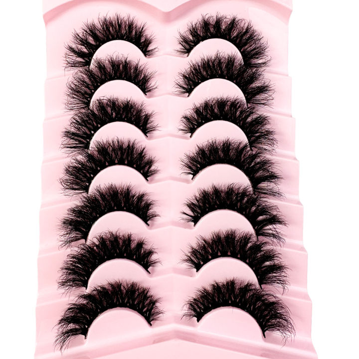 New%203D%20Mink%20Lashes%20Cat%20Eyelashes%20Fluffy%20Wispy%20Volume%20Lashes%20Natural%20Feathery%20Effect%20Lightweight%20Flexible%20Band%20Fake%20Lashes%20-%20Image%205