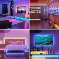 15M Led Strip Lights RGB Music Sync Color Changing,Bluetooth Led Lights with Smart App Control Remote,Led Lights for Bedroom Room Lighting Flexible Home Décor 99% praise. 