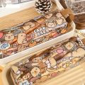 Cartoon Capybara Pencil Cases Cute Pen Bags Kawaii Zipper Pencil Case Students Stationery School Office Supplies . 
