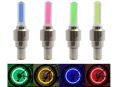 2PCS Bicycle Car LED Neon Tire Wheel Gas Nozzle Valve Glow Stick Light For Bike/Car/Motorbike.