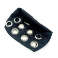 Metal hole headband, punk hip-hop style, fashionable headwear for girls, rock y2k elastic headband.