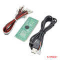 PC USB encoder to joystick zero delay arcade joystick circuit board control module, suitable for 2-pin MAME DIY set. 