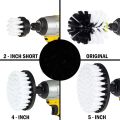2/3.5/4/5'' Brush Attachment Set Power Scrubber Brush Car Polisher Bathroom Cleaning Kit with Extender Kitchen Cleaning Tools.