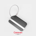 Caravan Crew Luggage Tag, Luggage Tag with a Minimalist Style, Good Quality Steel Loop.. 