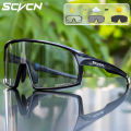 SCVCN Photochromic Cycling Glasses Hiking Drive Bicycle Sports Sunglasses Outdoor Running Sunglasses Men MTB Road Bike Glasses.