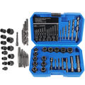 26Pcs/Set Bolt Nut Socket Wrench Removal Tools Electric Drill Bits Torque Wrench Drive Damaged Screw Extractor Car Repair Tools. 