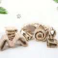 Hamster Habitat Accessories Multiple Size Wooden Bridge Cage Hamster Bendable Fence for Small Animals Climbing.