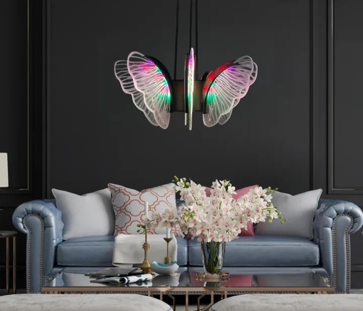 Rgb%207%20Colors%20Butterfly%20Design%208-Light%20LED%20Living%20Room%20Light%20Fixture,%20Dimmable%20LED%20Semi%20Flush%20Mount%20Ceiling%20Light%20with%20Remote%20Control,%20Adjustable%20Height%20Pendant%20Lights%20with%20Acrylic,%20Chandeliers%20for%20Dining%20Room%20-%20Image%202