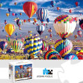 1000 Pieces Hot Air Balloon Jigsaw Puzzle Home Decor Adults Puzzle Games Family Fun Floor Puzzles Educational Toys for Kids. 