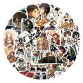 50Pcs Attack on Titan Stickers DIY Stickers Scrapbooking Phone Luggage Skateboard Waterproof Decals.