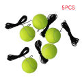 1/2/5pcs Tennis Base Rope Tennis Training Equipment Self-Taught Rebounder Tennis Sparring Equipment High Bounce Durable Tennis.