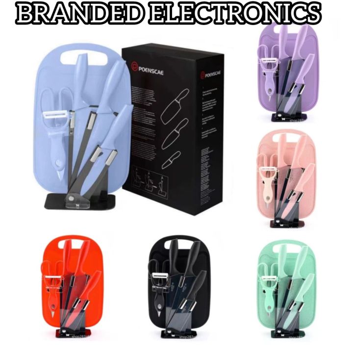 *BRANDED* EVDRTVERH* 5 In 1 & 7 In 1 Knife Set Kitchen Tools Cooking Chopping Board Handle Scissor Peeler Food Good Quality Set
