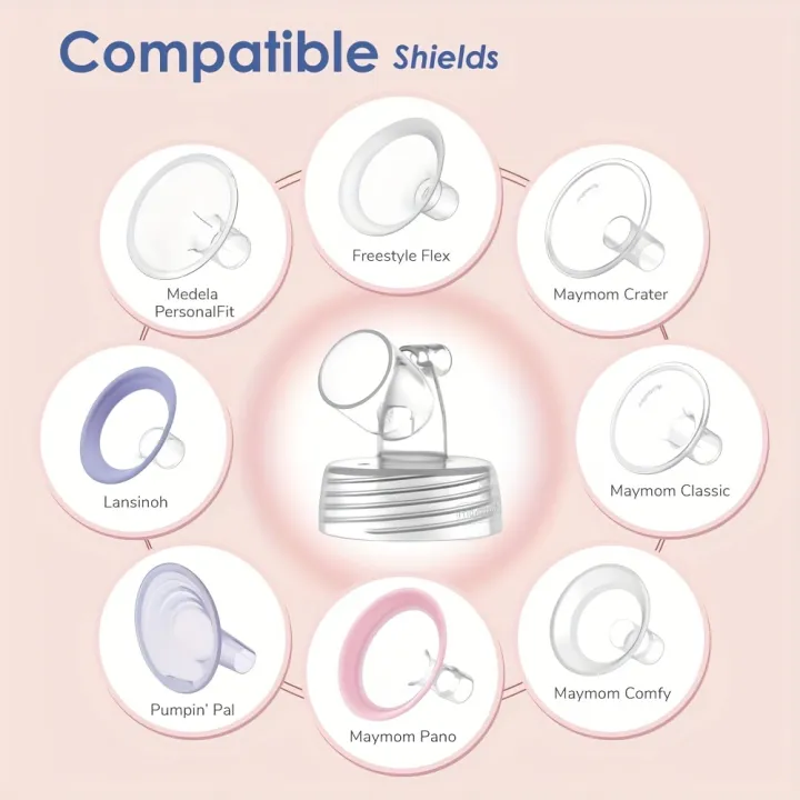 2Pcs%20Flange%20compatible%20with%20Spectra%20breast%20pump%20accessories,%20detachable%20baby%20breastfeeding%20accessories%20food%20grade%20parts%20-%20Image%204