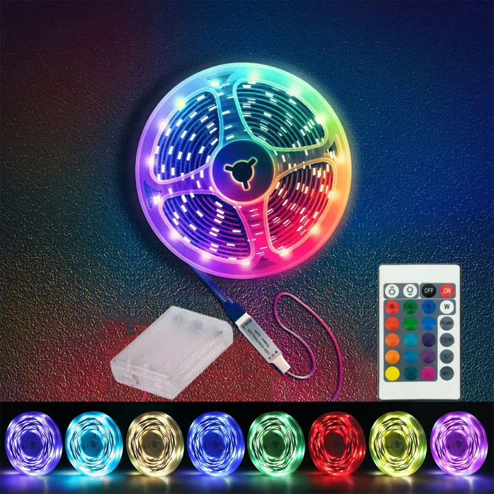 Battery-powered%20flexible%20color-changing%20LED%20strip%20Light%20with%20remote%20control%20for%20TV%20backlighting,%20bars,%20cabinets%20and%20bedroom%20DIY%20-%20Image%207