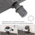 Two Jaw Gear Puller Chrome Vanadium Steel Gear  Adjustable Gear Puller Kit Pulley Remover Straight Type Gear Repair Tool. 