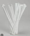 Disposable white wrape straw for drinks | pack of 100. 