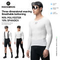 ROCKBROS Men Cycling Long Sleeves T-shirts Summer Spring Breathable Quick Dry Anti-sweat Cycling Bike Underwear Base Shirt. 