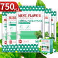 Mint Floss Stick Gift Set - Deep Cleaning Floss, Suitable for Oral Care, Portable Disposable Sanitary Floss, Suitable for Travel. 