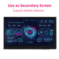 7 Inch Portable Display IPS LCD Capacitive Touch Screen 1024x600 Monitor Optional Speakers for Raspberry Pi 5 4B 3B+ Laptop PC.
