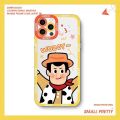 🔥Bustier light🔥Toy Story Buzz Lightyear Woody case iPhone 6 7 8 plus XS Max XR 11 pro Max 12 Pro Max 13 Pro Max 13 mini 12 mini case transparent cover. 